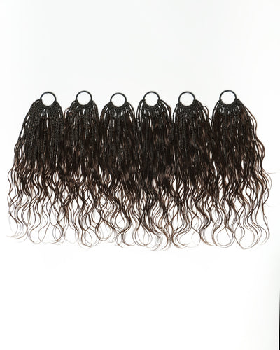 JALIZA Michelle - Tresses Boho au Crochet Bora Bora | Cheveux Humains Miracle Body Wave
