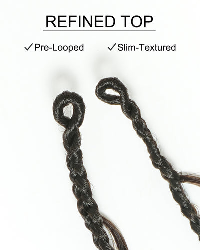 JALIZA Michelle - Tresses Boho au Crochet Bora Bora | Cheveux Humains Miracle Body Wave