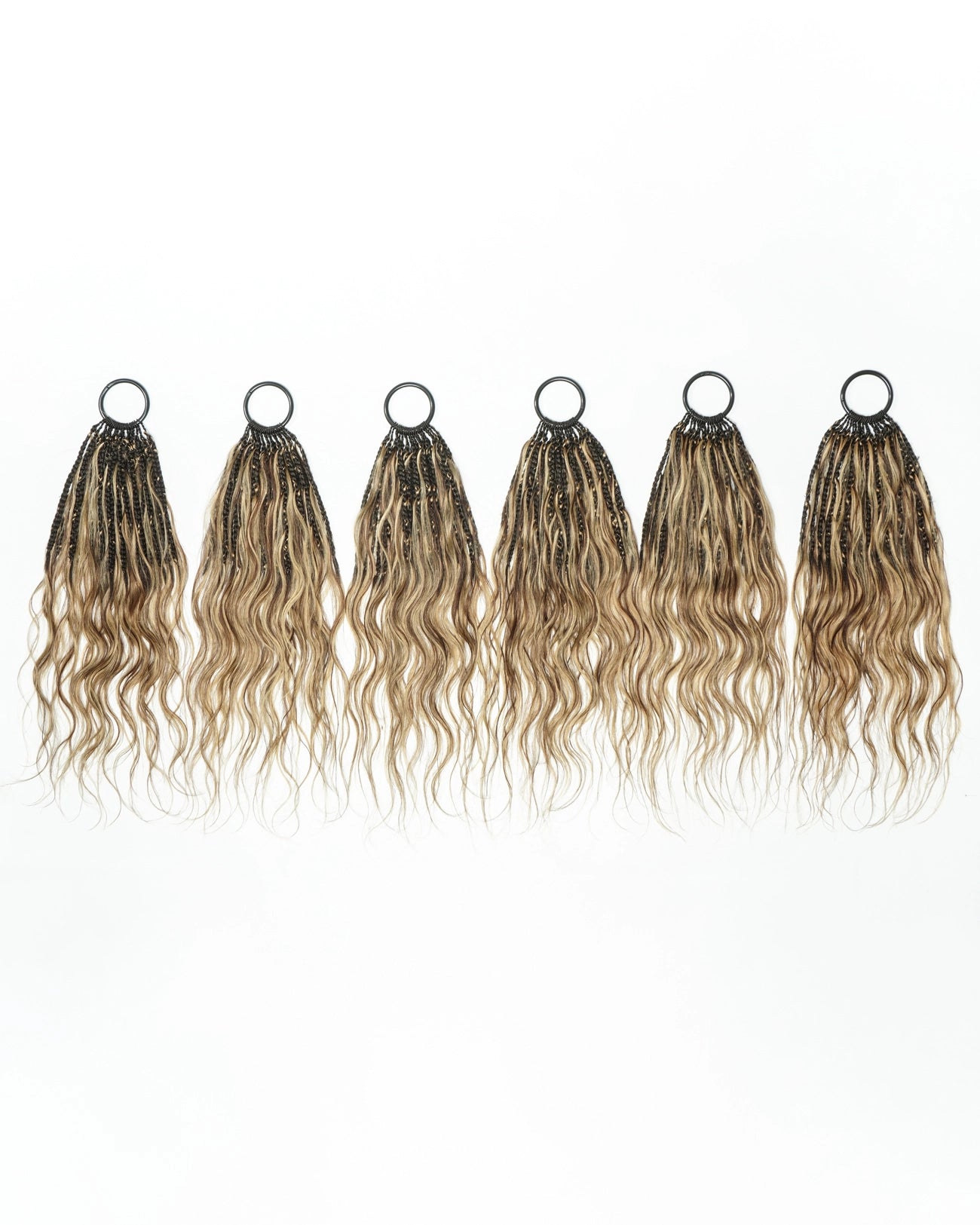 Tresses de style bohème au crochet Ghost Loop™ de 18 pouces avec boucles de cheveux humains