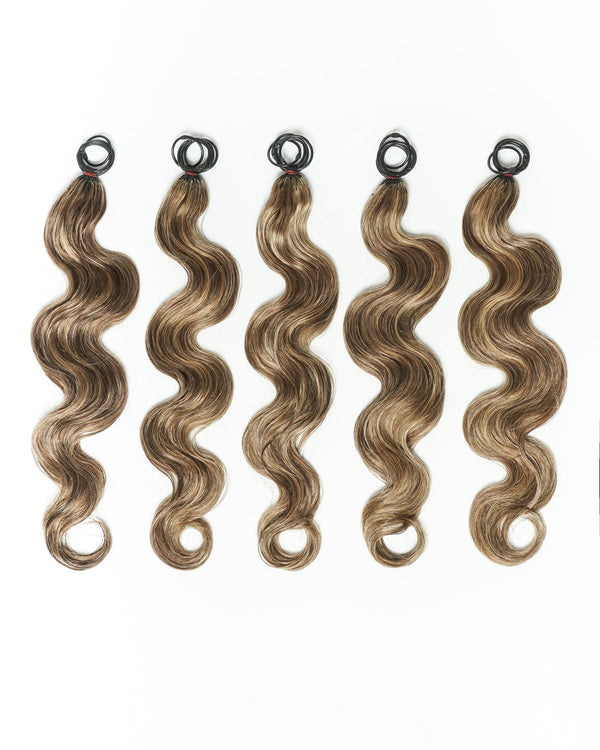 Extensions de cheveux en crochet à nœuds magiques 100 % cheveux naturels, Body Wave