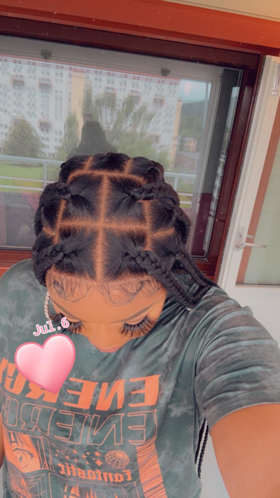 knotless jumbo box braided wig
