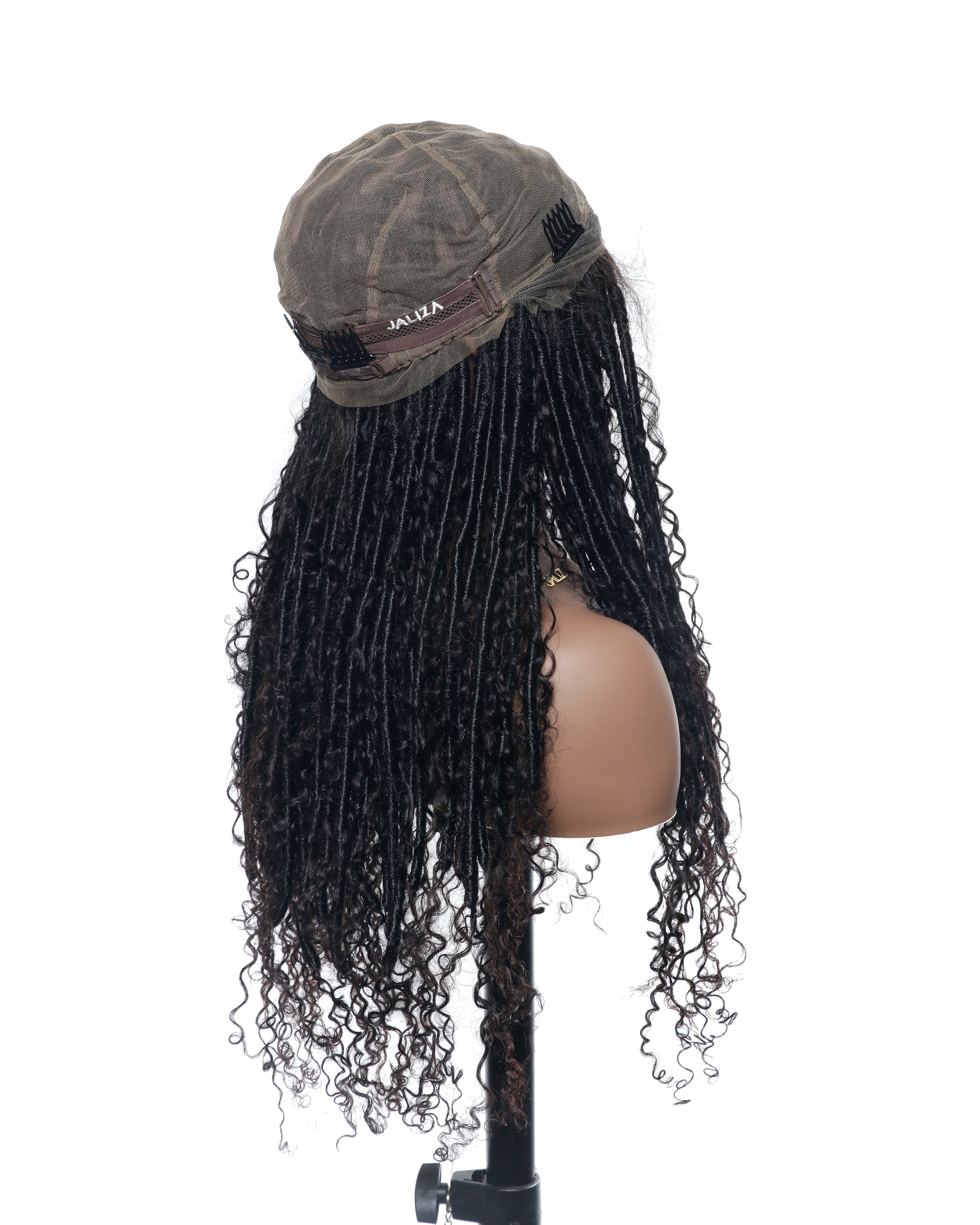 Perruque en cheveux humains à 100 %, qualité salon, style Boho sans nœuds, mèches douces et soyeuses, 28 pouces, HD, avec dentelle complète, boucles Boho, 100 mèches