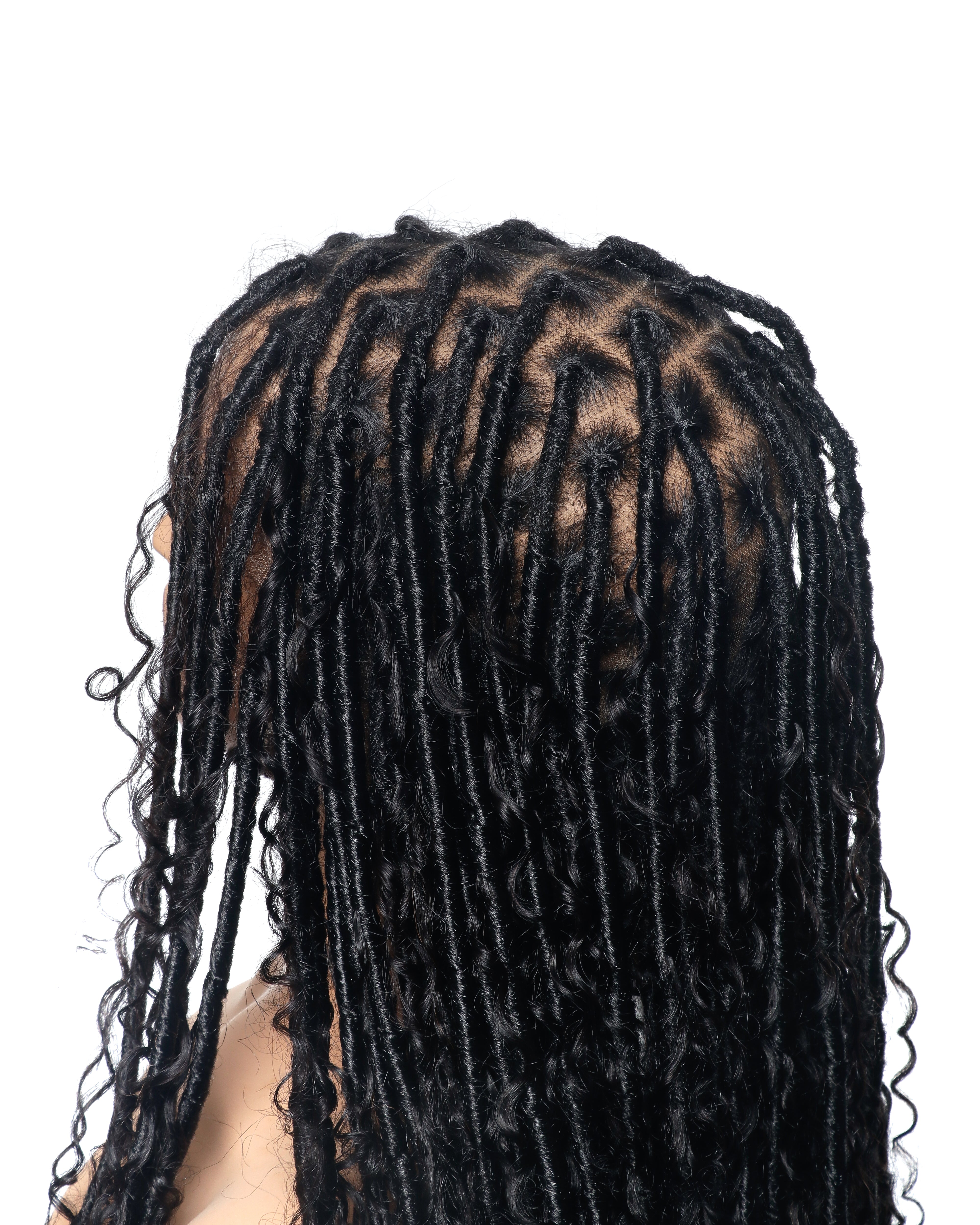 Perruque en cheveux humains à 100 %, qualité salon, style Boho sans nœuds, mèches douces et soyeuses, 28 pouces, HD, avec dentelle complète, boucles Boho, 100 mèches