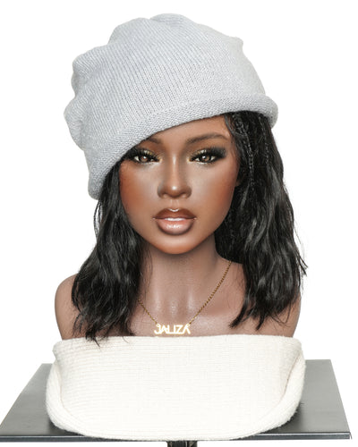 Michelle Bob 12" Perruque Body Wave Cheveux Naturels, Pré-décolorée, Dentelle Suisse HD, Tresses Bohèmes