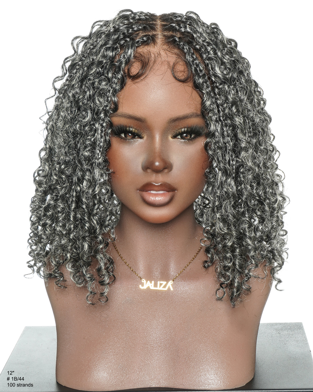 Perruque tressée Nami Bob 30 cm - JALIZA Slip-On™ Water Wave Boho