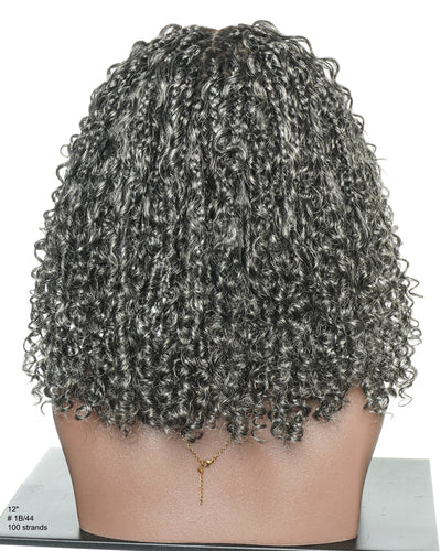 Perruque tressée Nami Bob 30 cm - JALIZA Slip-On™ Water Wave Boho