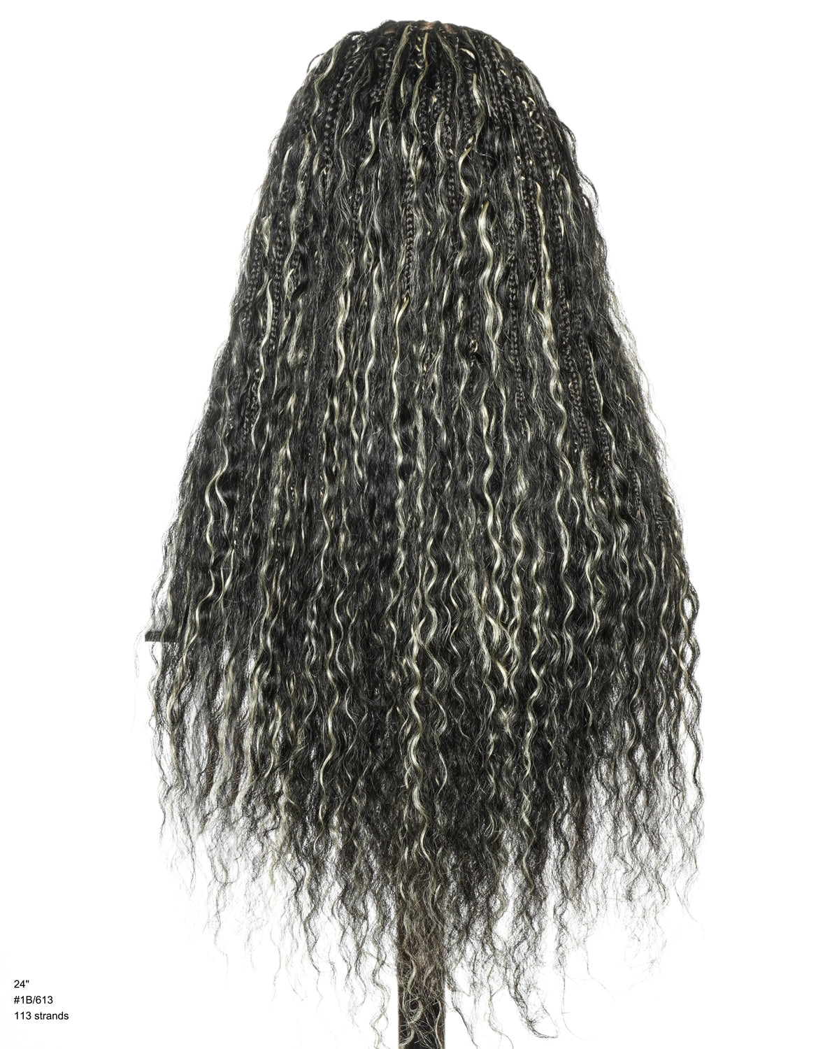 Avery - Perruque Tressée Fulani 2 Étapes 4/613 Boho Box Braids Super Vague