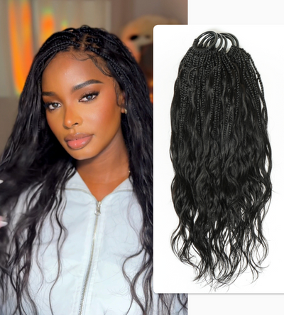 Human Hair Crochet Boho Braids Body Wave