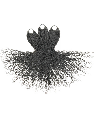 Tresses Bohèmes au Crochet en Cheveux Naturels Pré-Bouclées de 76 cm, 90 Brins/Paquet (6 Boucles Bohèmes)