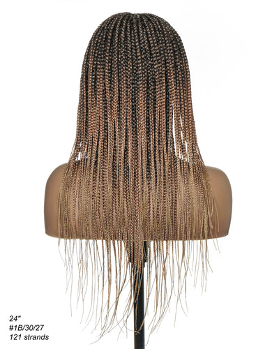 Perruque tressée sans nœuds Swiss HD Full Lace