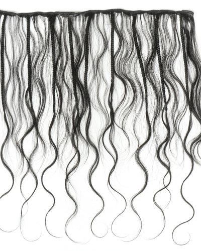 Tissages tressés Boho à ondulations naturelles en cheveux humains – Tissage de tresses