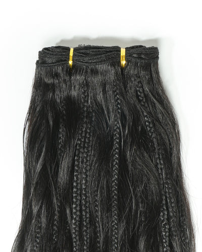 Tissages tressés Boho à ondulations naturelles en cheveux humains – Tissage de tresses