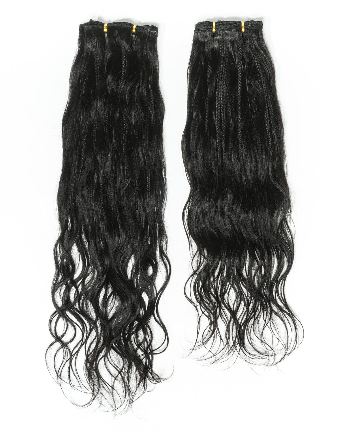 Tissages tressés Boho à ondulations naturelles en cheveux humains – Tissage de tresses