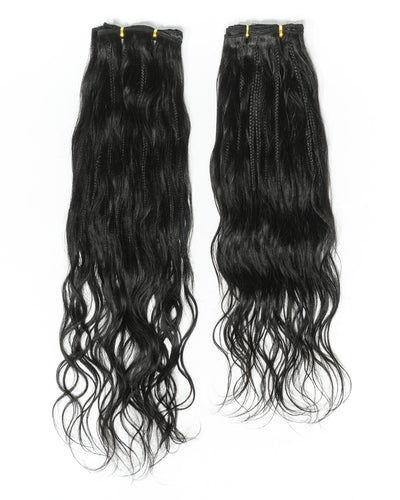 Tissages tressés Boho à ondulations naturelles en cheveux humains – Tissage de tresses