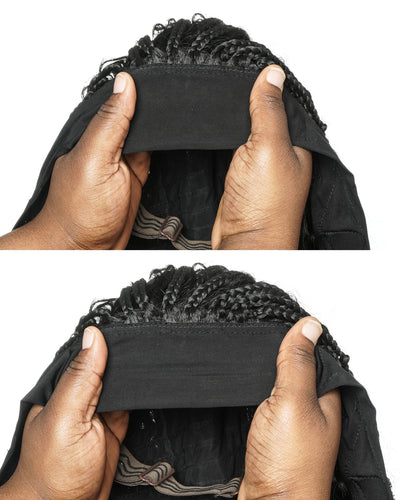 Bandeau Perruque Tressée Bohème