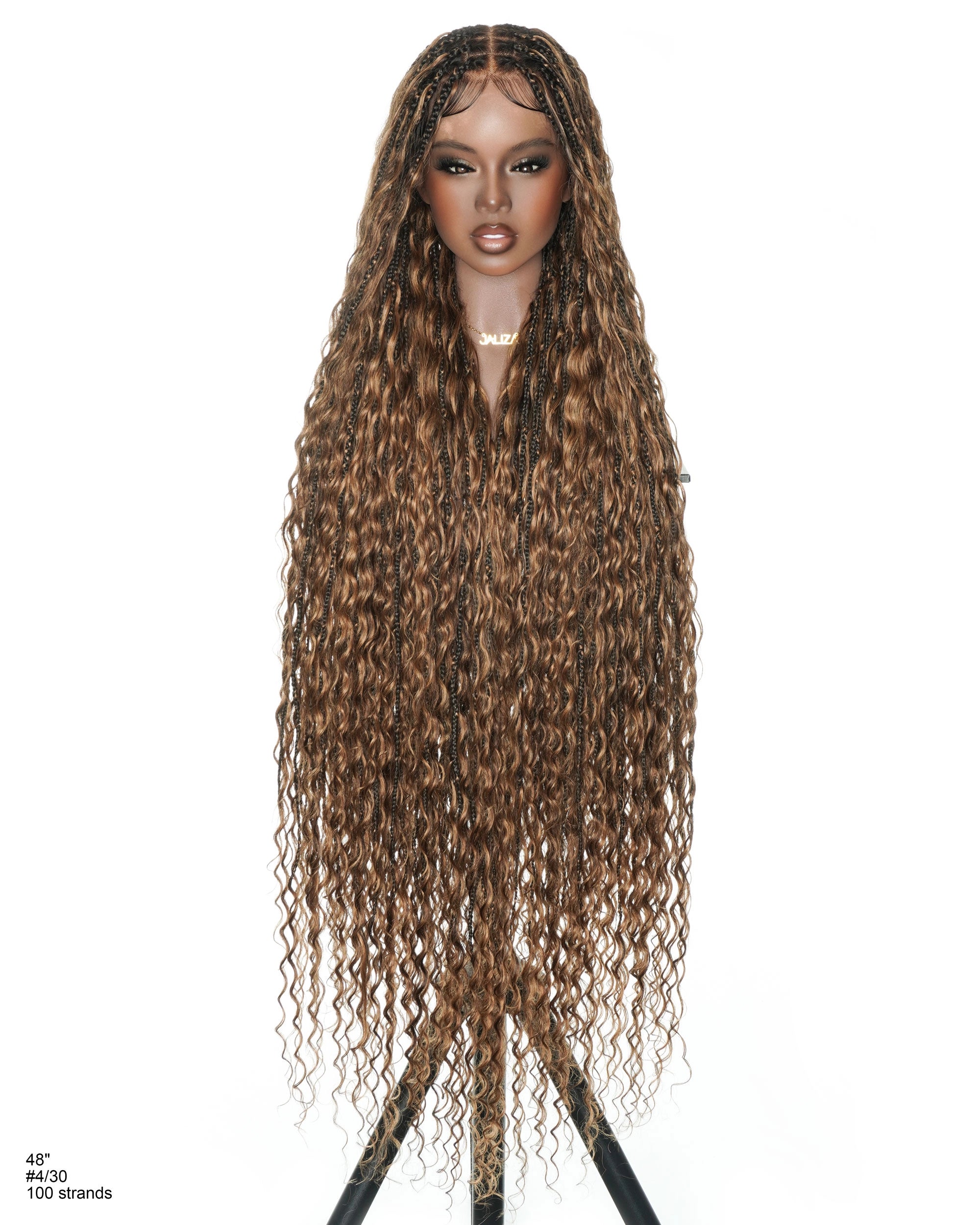 Celia Deep Wave 48" Full Lace Bora Bora Boho Box Braided Wig