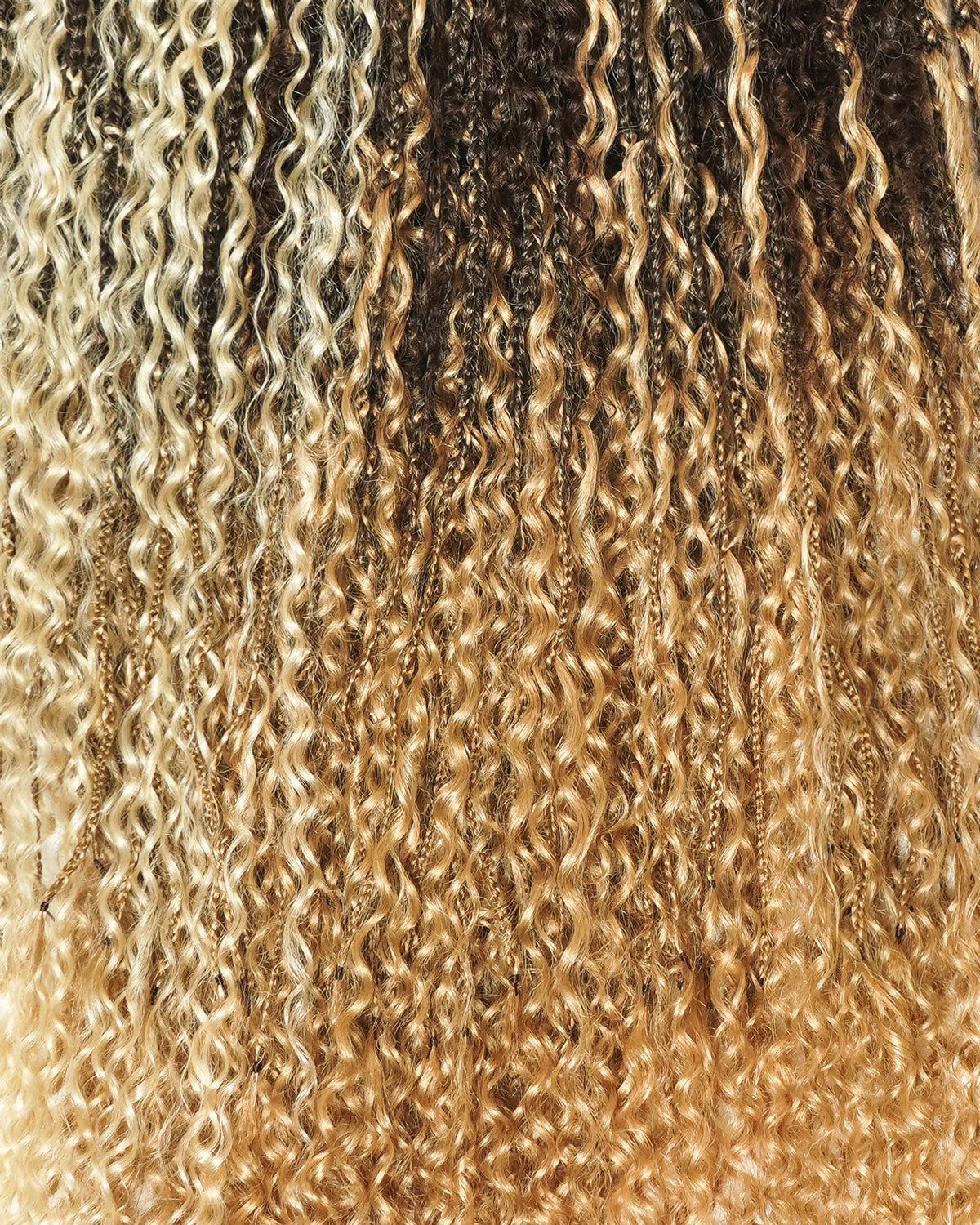 Tresses au crochet Solana - 30" Couleur Mixte #4 30 27 613 Boucles Boho au crochet pré-bouclées avec cheveux humains (110 mèches)