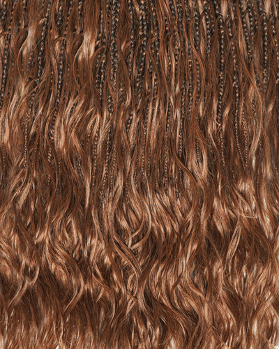 JALIZA Michelle - Tresses Boho au Crochet Bora Bora | Cheveux Humains Miracle Body Wave