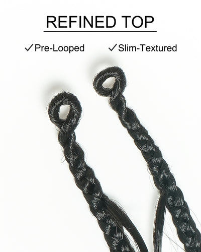 Petit paquet de 20 mèches de tresses crochetées Boho - Boucles Boho en cheveux humains de 30-75 cm à ondulations profondes (20 $ de réduction en tant qu'article additionnel)