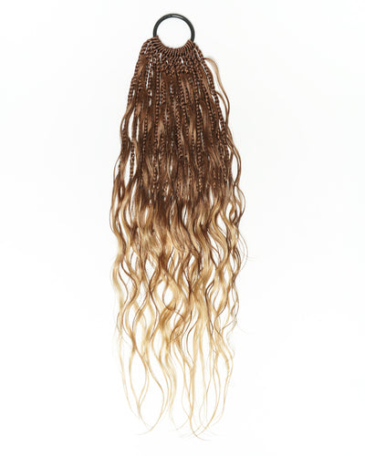 JALIZA Michelle - Tresses Boho au Crochet Bora Bora | Cheveux Humains Miracle Body Wave