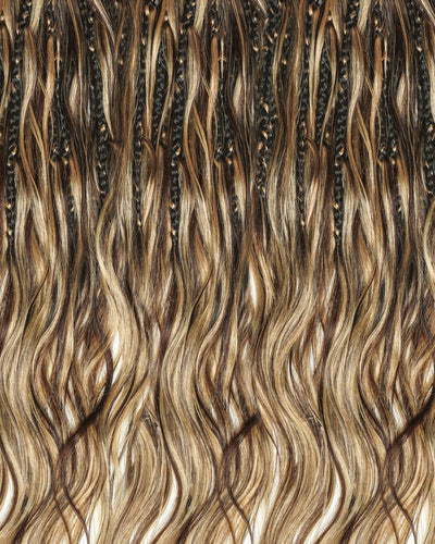 JALIZA Michelle - Tresses Boho au Crochet Bora Bora | Cheveux Humains Miracle Body Wave