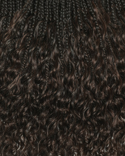 Petit paquet de 20 mèches de tresses crochetées Boho - Boucles Boho en cheveux humains de 30-75 cm à ondulations profondes (20 $ de réduction en tant qu'article additionnel)