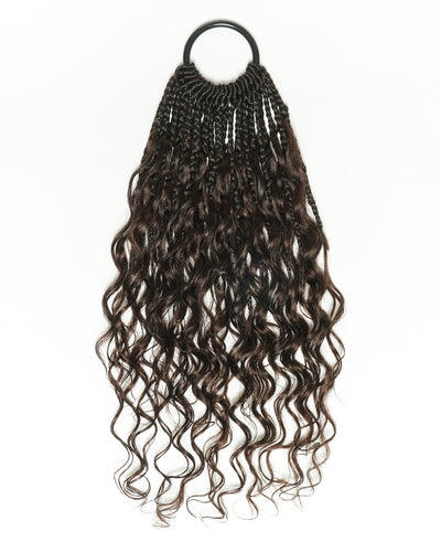 Petit paquet de 20 mèches de tresses crochetées Boho - Boucles Boho en cheveux humains de 30-75 cm à ondulations profondes (20 $ de réduction en tant qu'article additionnel)