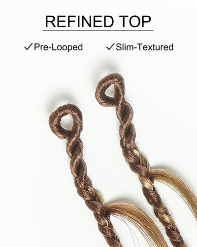 JALIZA Michelle - Tresses Boho au Crochet Bora Bora | Cheveux Humains Miracle Body Wave
