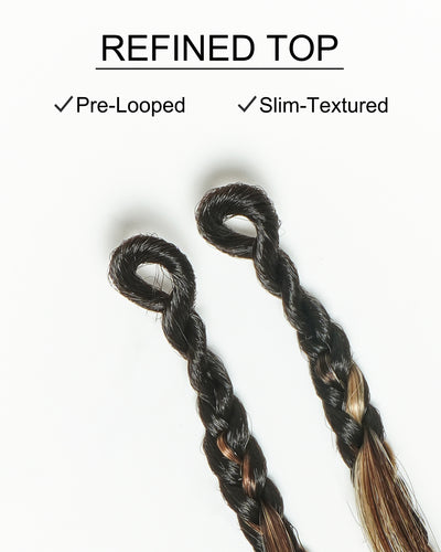 JALIZA Michelle - Tresses Boho au Crochet Bora Bora | Cheveux Humains Miracle Body Wave