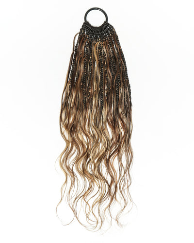JALIZA Michelle - Tresses Boho au Crochet Bora Bora | Cheveux Humains Miracle Body Wave