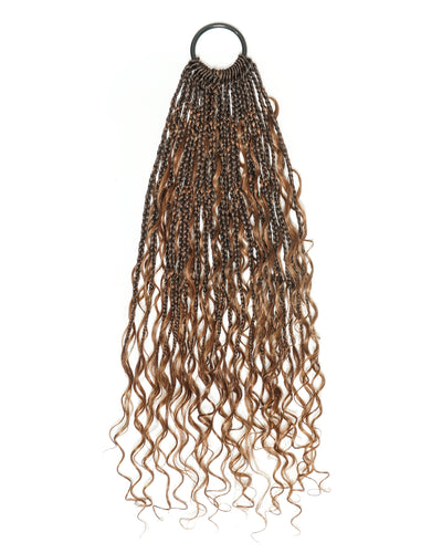 Petit paquet de 20 mèches de tresses crochetées Boho - Boucles Boho en cheveux humains de 30-75 cm à ondulations profondes (20 $ de réduction en tant qu'article additionnel)