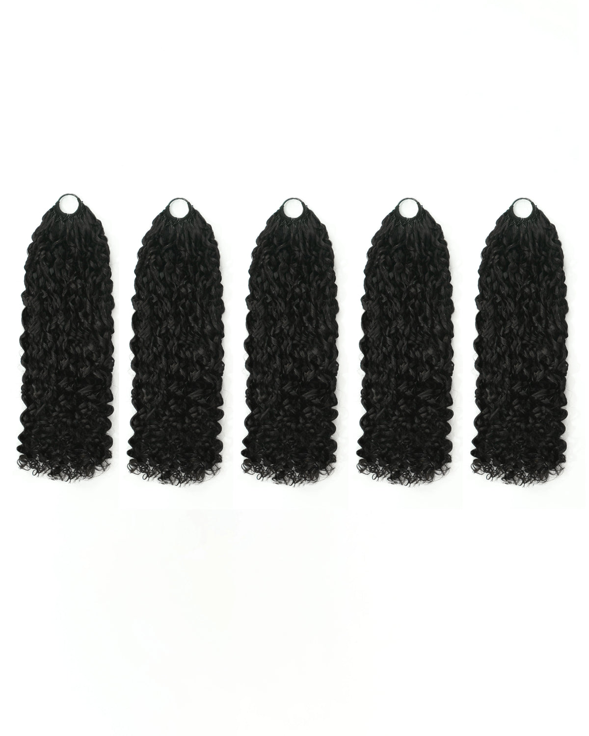 PrimeFlow™ Human Hair Kinky Straight Crochet Hair For Miracle Knots Boho Braids
