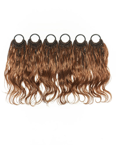 Tresses au crochet Michelle - 12" Cheveux naturels Body Wave prébouclés (120 mèches)