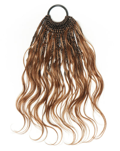 Petit Paquet de 20 Tresses au Crochet Bohèmes - 30-60 cm Cheveux Humains Ondulés Bohèmes en Vrac (20 $ de Réduction en Tant qu'Option Supplémentaire)