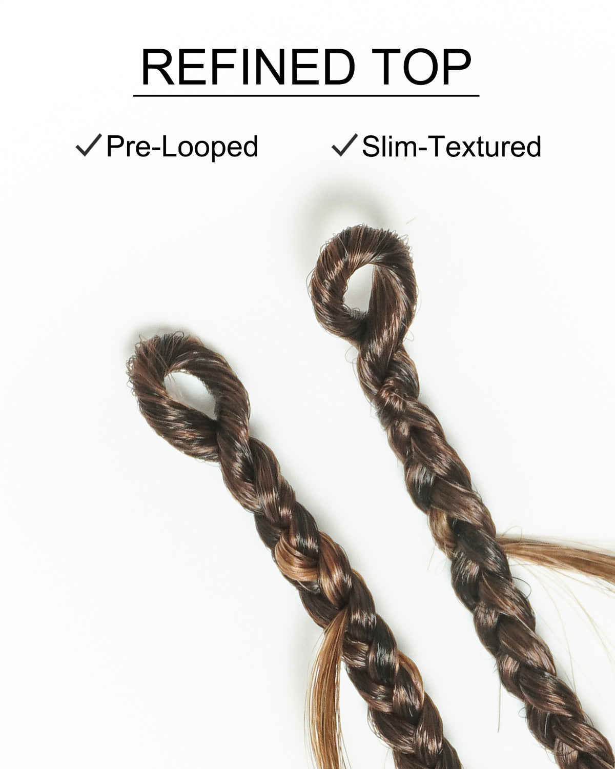 Petit Paquet de 20 Tresses au Crochet Bohèmes - 30-60 cm Cheveux Humains Ondulés Bohèmes en Vrac (20 $ de Réduction en Tant qu'Option Supplémentaire)