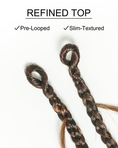 Petit Paquet de 20 Tresses au Crochet Bohèmes - 30-60 cm Cheveux Humains Ondulés Bohèmes en Vrac (20 $ de Réduction en Tant qu'Option Supplémentaire)