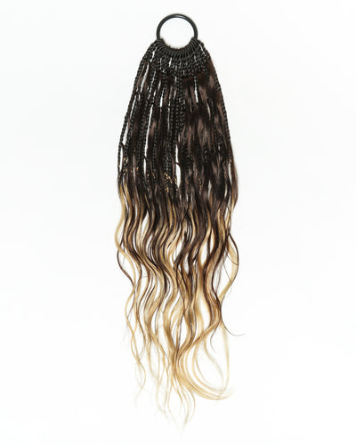 JALIZA Michelle - Tresses Boho au Crochet Bora Bora | Cheveux Humains Miracle Body Wave