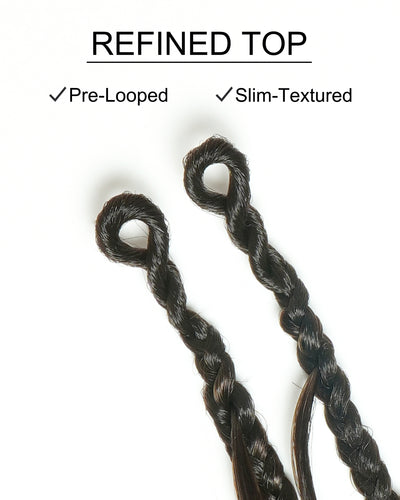 JALIZA Michelle - Tresses Boho au Crochet Bora Bora | Cheveux Humains Miracle Body Wave