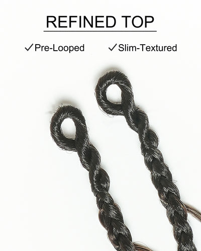 JALIZA Michelle - Tresses Boho au Crochet Bora Bora | Cheveux Humains Miracle Body Wave