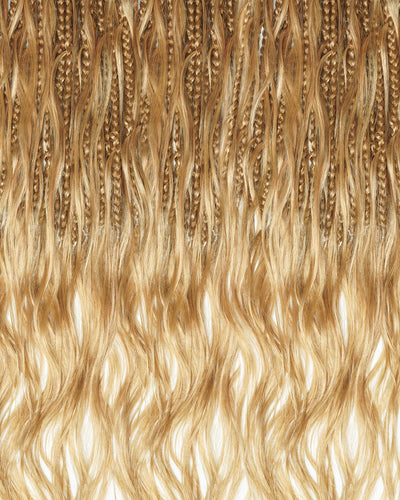 JALIZA Michelle - Tresses Boho au Crochet Bora Bora | Cheveux Humains Miracle Body Wave