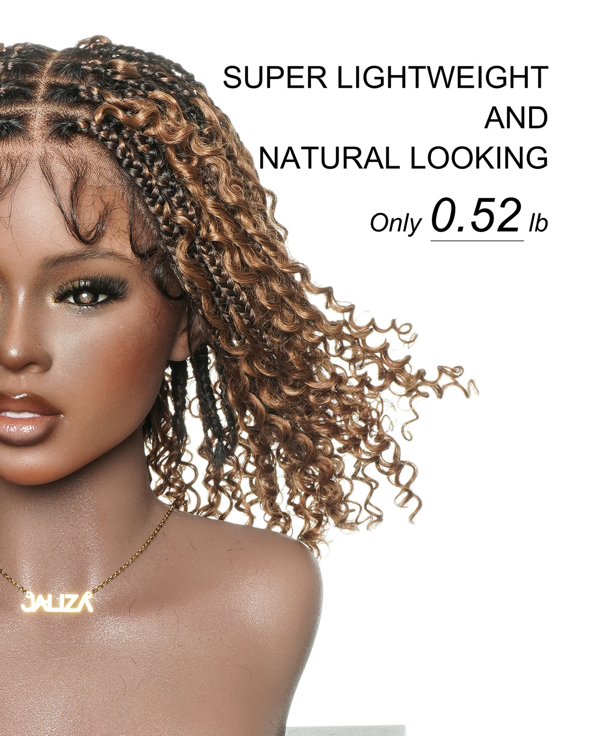 Perruque Lulu Bob 12" pré-décolorée, sans colle, en dentelle suisse HD, sans nœuds, style bohème, avec cheveux humains bouclés et ondulés