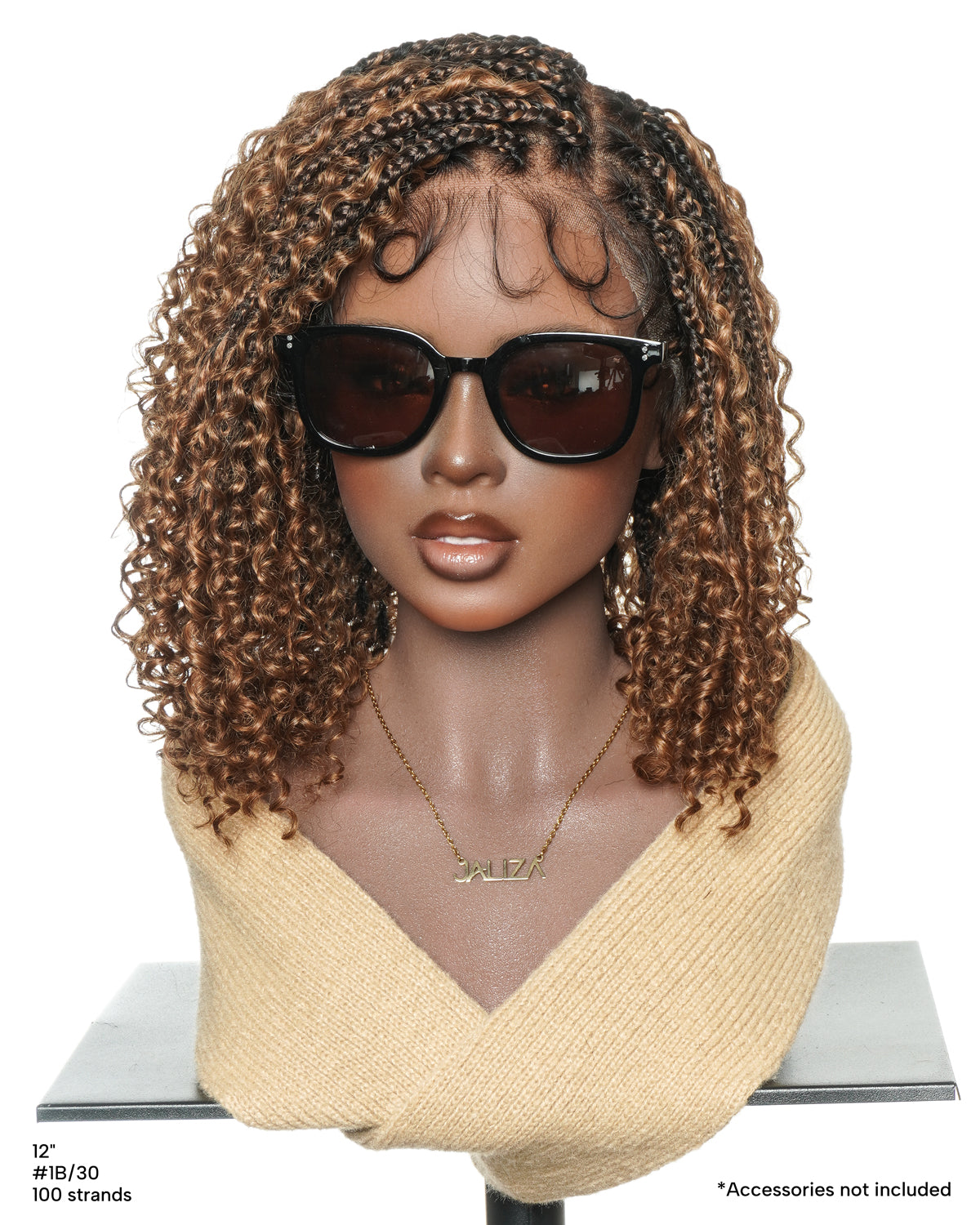 Perruque Lulu Bob 12" pré-décolorée, sans colle, en dentelle suisse HD, sans nœuds, style bohème, avec cheveux humains bouclés et ondulés