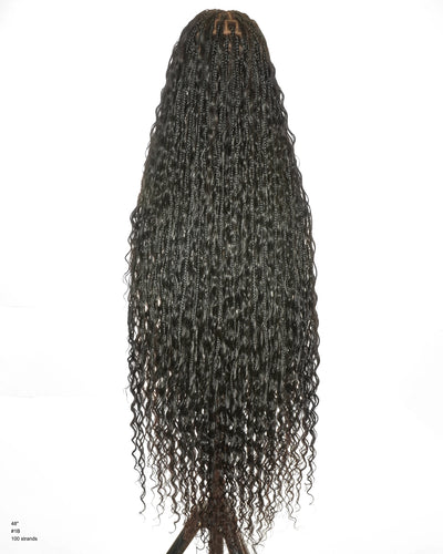 48" Full Lace Bora Bora Boho Box Braided Wig (Deep Wave Edition)