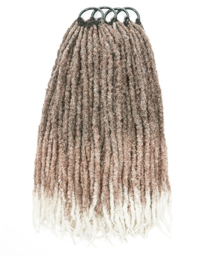 18" Crochet Faux Loc With Human Hair Top 80 Strands