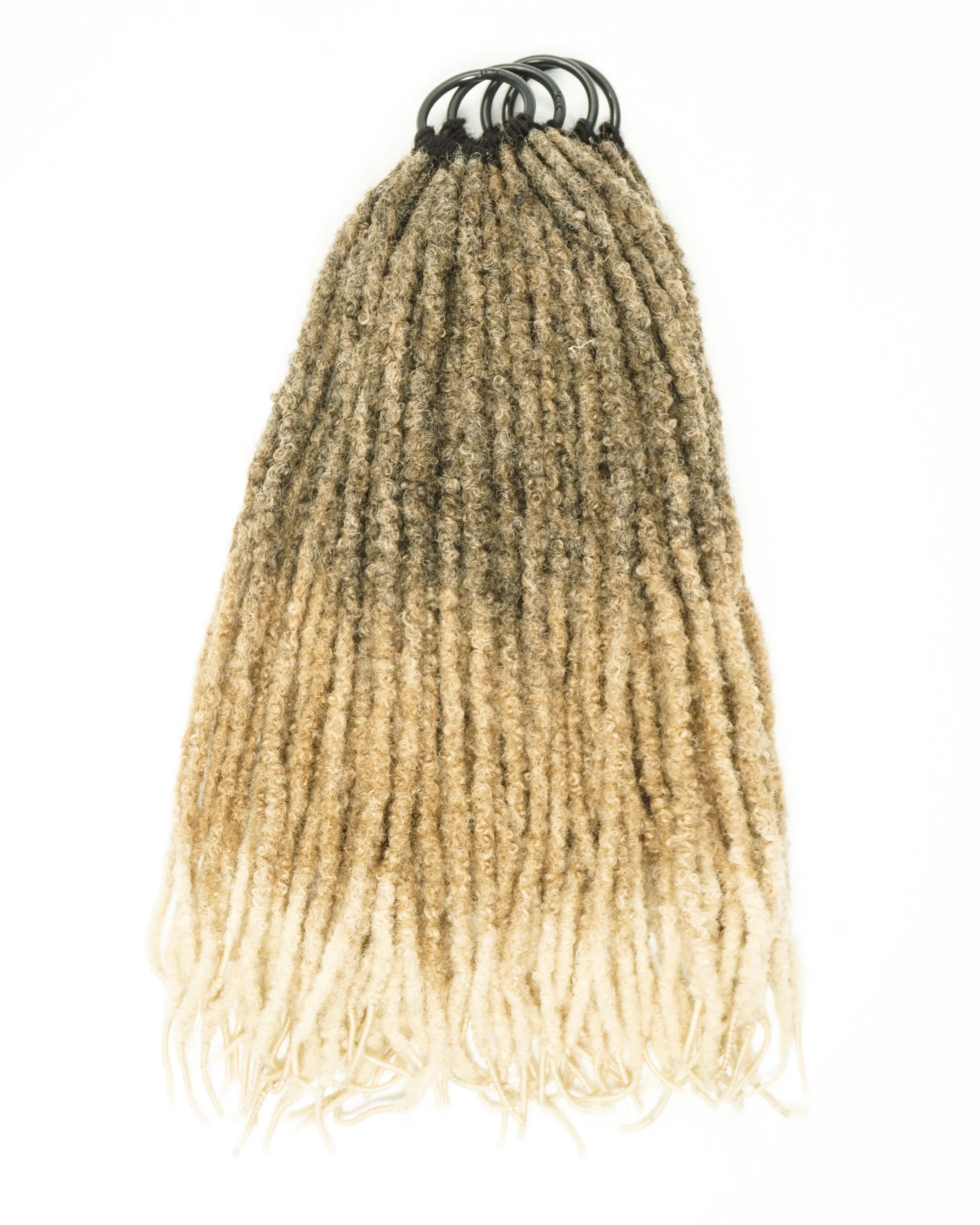 18" Crochet Faux Loc With Human Hair Top 80 Strands