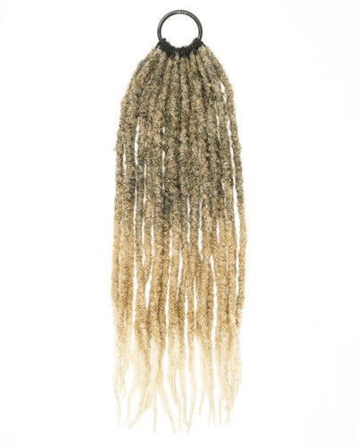18" Crochet Faux Loc With Human Hair Top 80 Strands