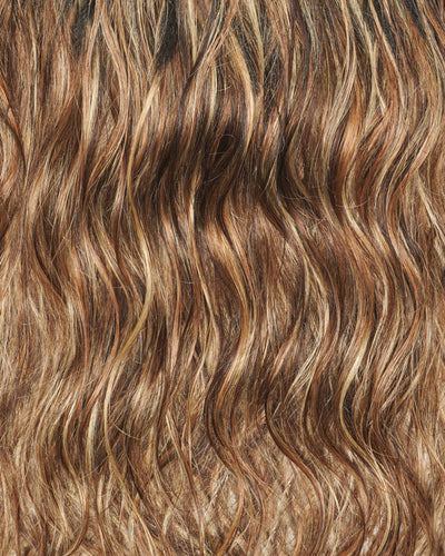 Tresses de style bohème au crochet Ghost Loop™ de 18 pouces avec boucles de cheveux humains