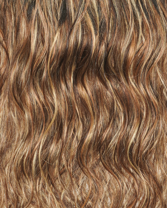 Tresses de style bohème au crochet Ghost Loop™ de 18 pouces avec boucles de cheveux humains