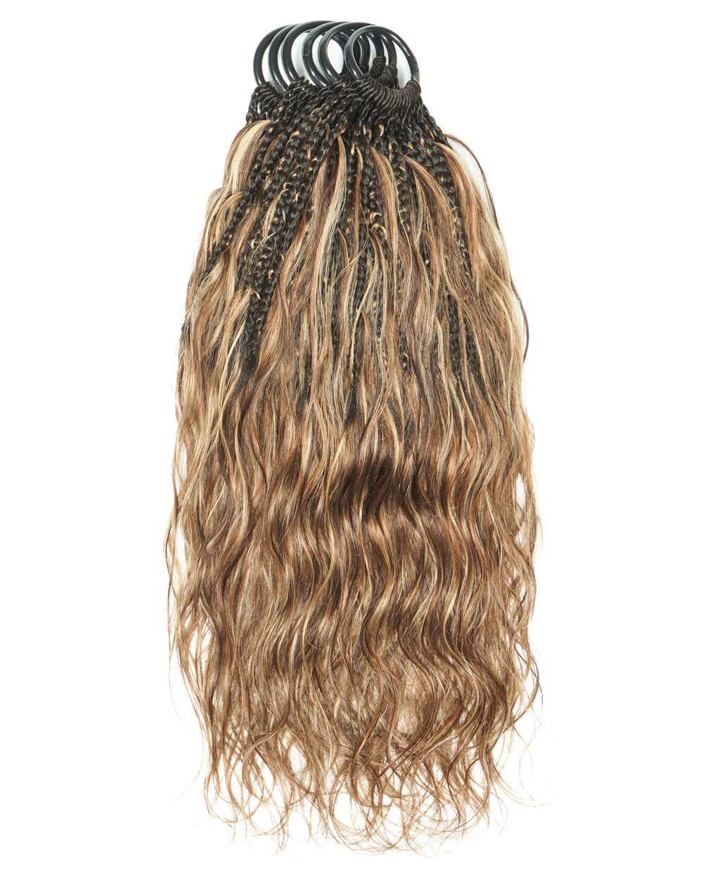 Tresses de style bohème au crochet Ghost Loop™ de 18 pouces avec boucles de cheveux humains