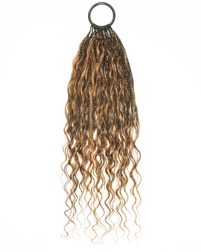 Ghost Loop™ Crochet Boho Braids With Human Hair Deep Wave Curls